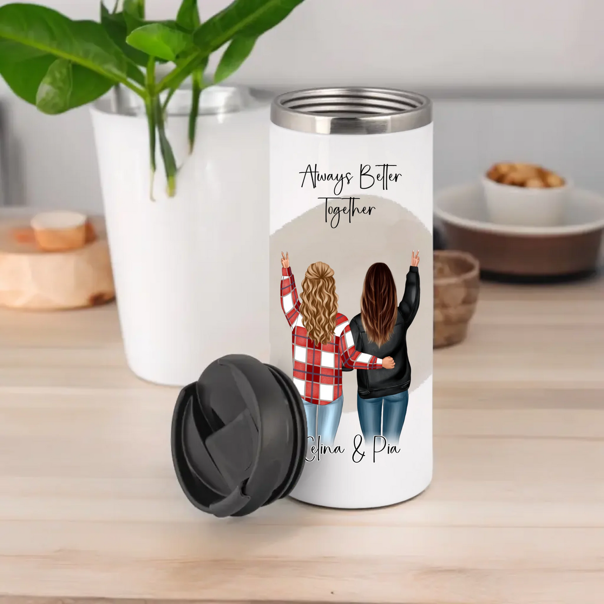 Freundin Tasse / Thermobecher