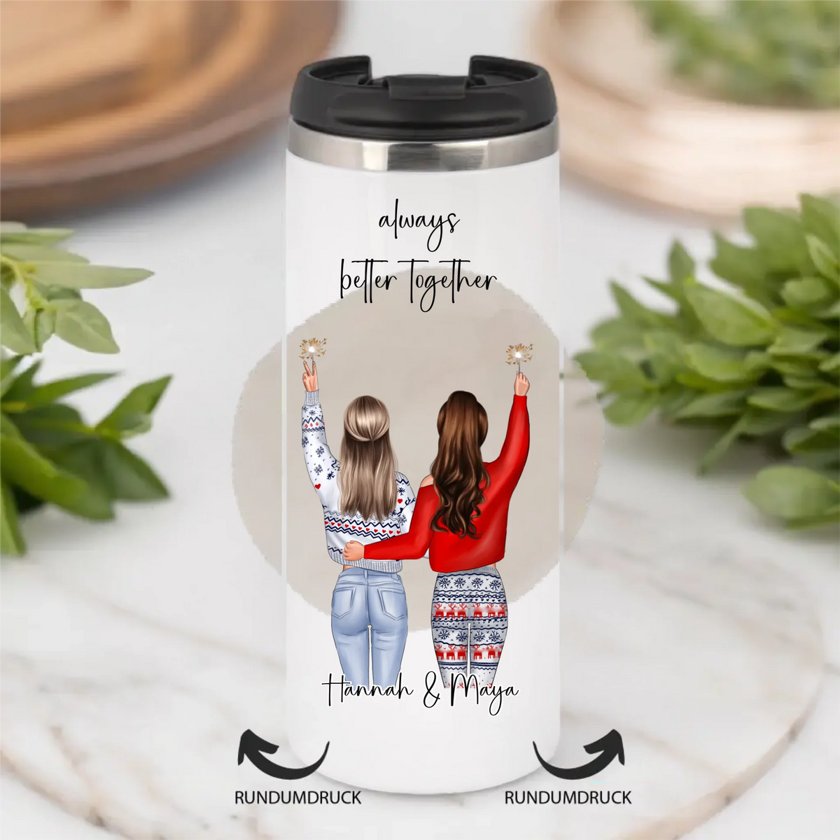 Beste Freundin Tasse / Thermobecher