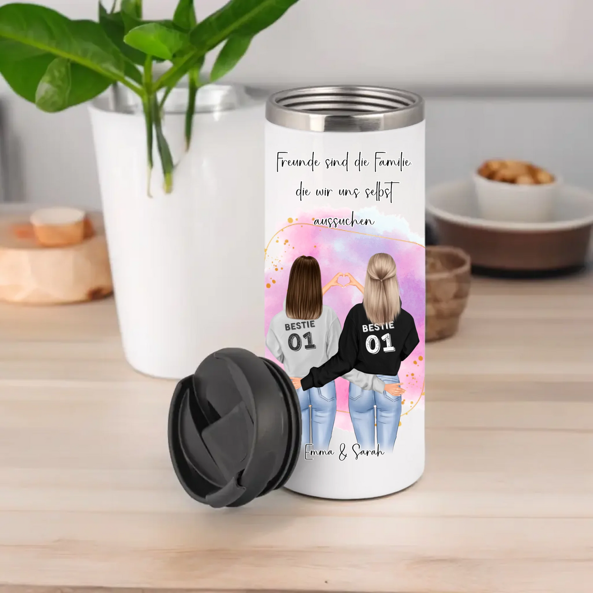 Freundin Tasse / Thermobecher