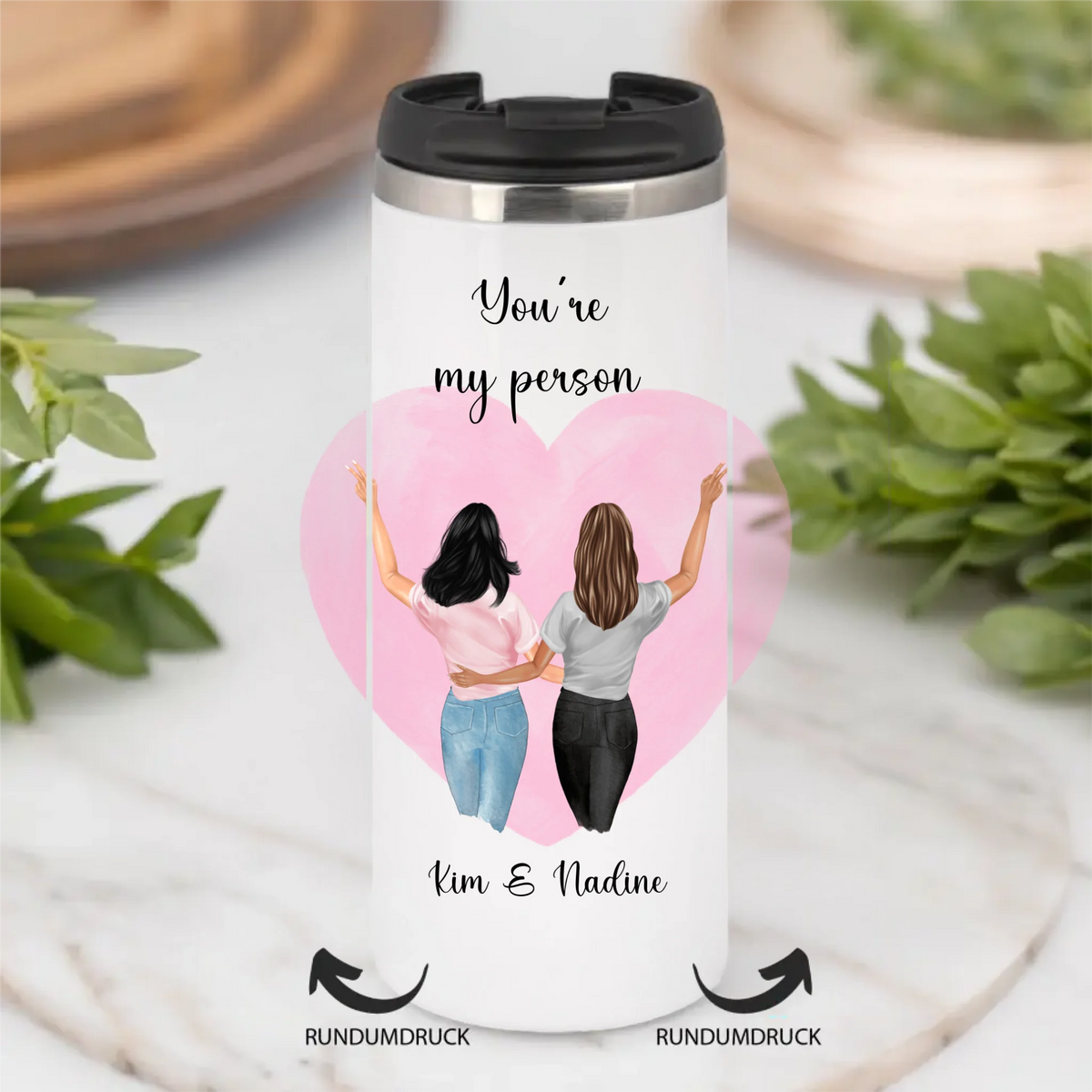 2-4 Beste Freundinnen Tasse / Thermobecher