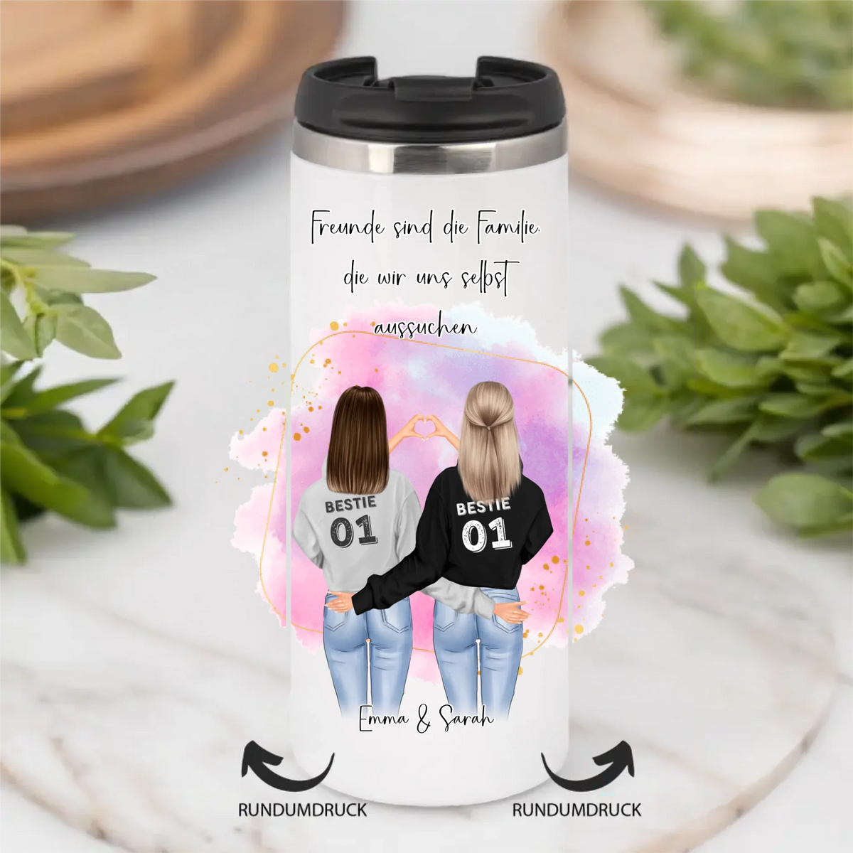 Freundin Tasse / Thermobecher