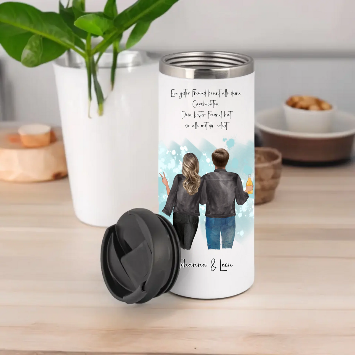 Bester Freund & Beste Freundin Tasse / Thermobecher