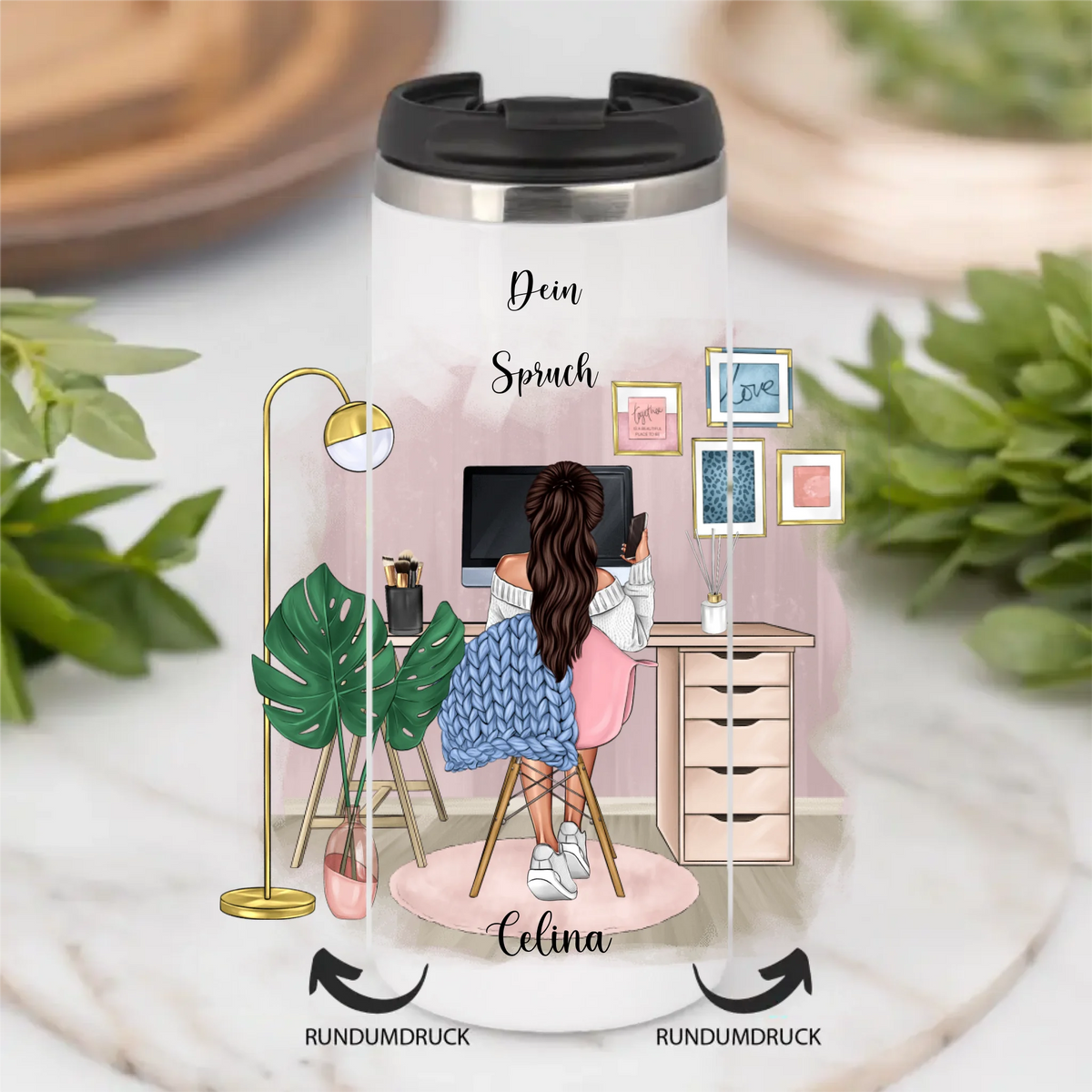 Personalisierte Tasse / Thermobecher