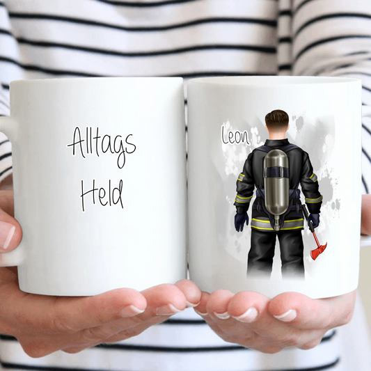 1-2 Personen Feuerwehr, Müllmann,...Tasse / Thermobecher