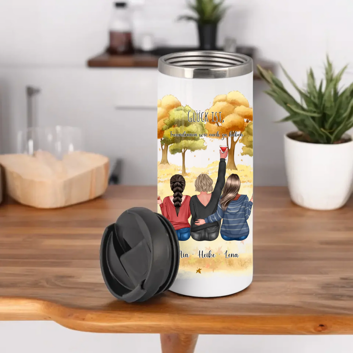 2-3 Freundinnen Tasse / Thermobecher Personalisiert
