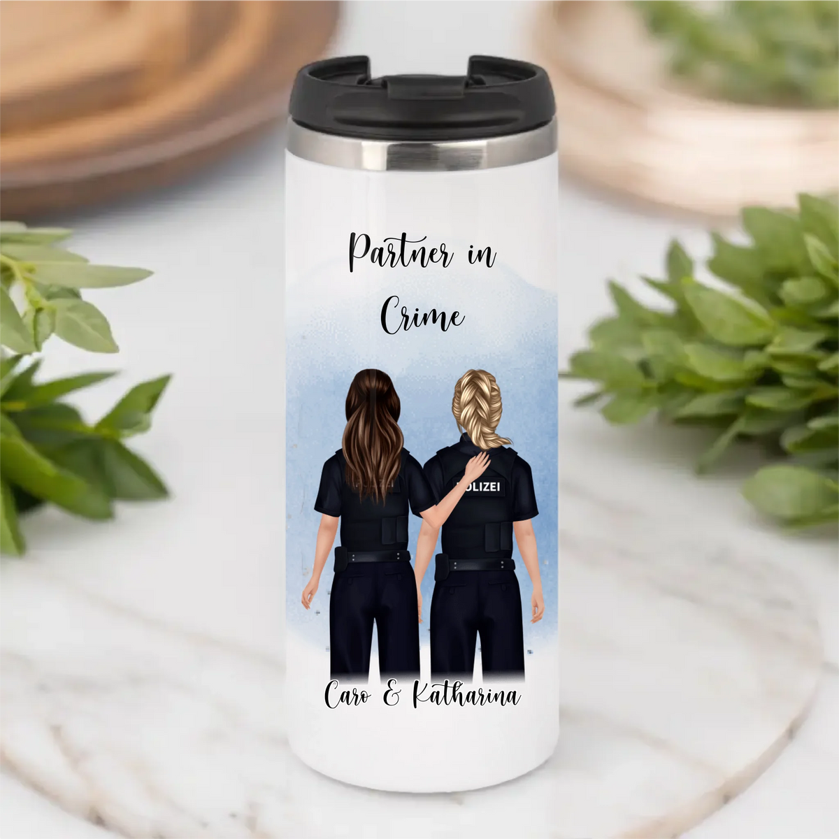 2-3 Polizistinnen Tasse / Thermobecher