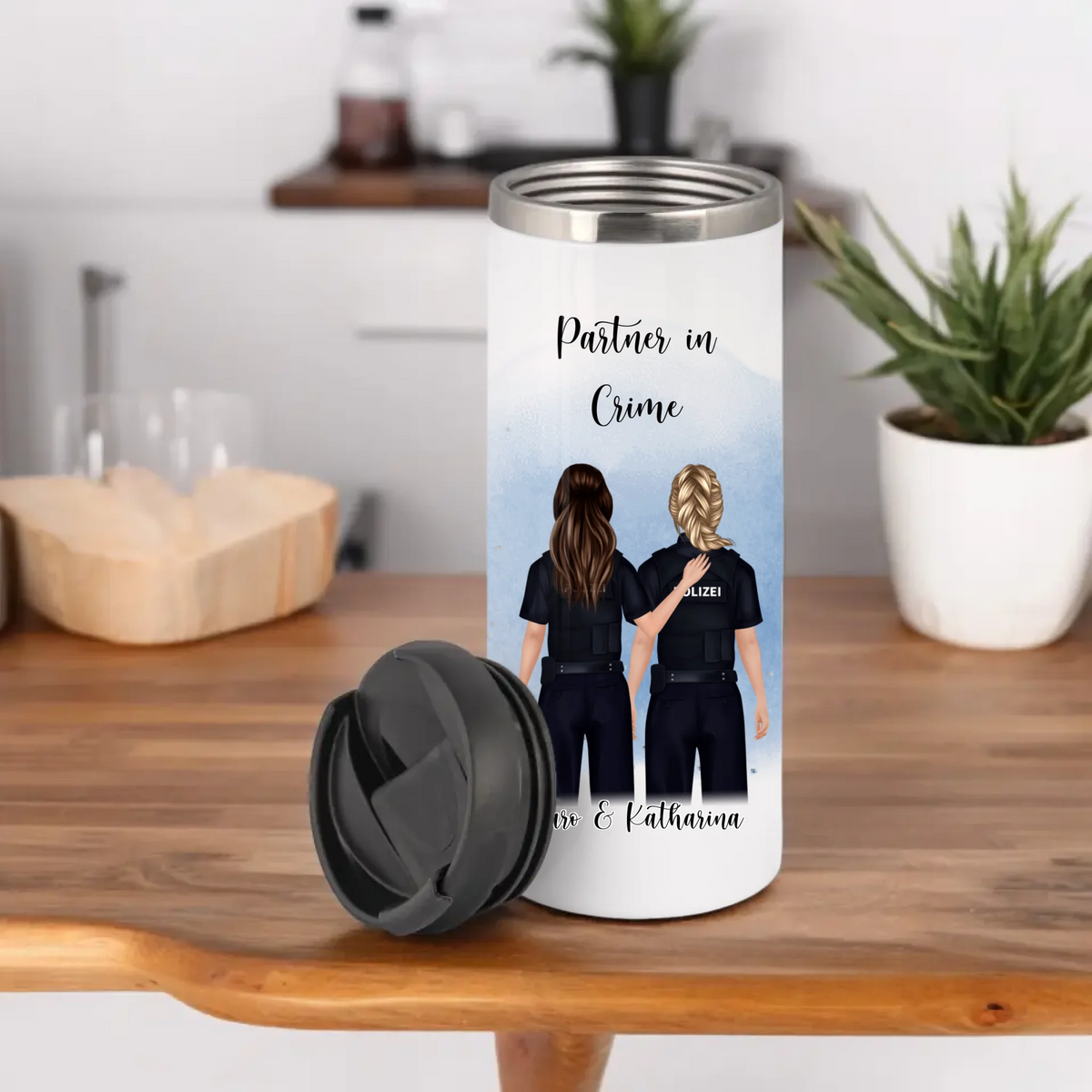 2-3 Polizistinnen Tasse / Thermobecher