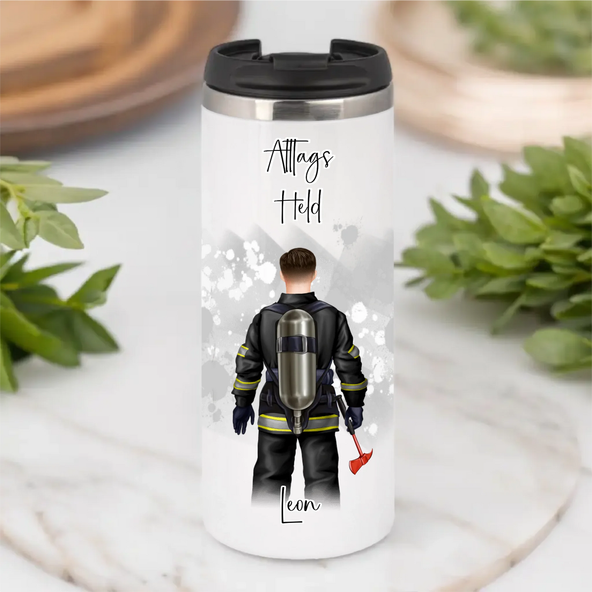 1-2 Personen Feuerwehr, Müllmann,...Tasse / Thermobecher