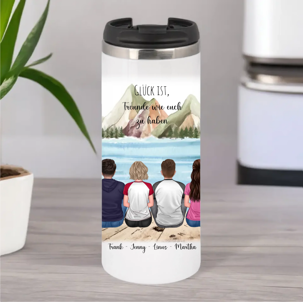 3-4 Freunde Tasse / Thermobecher