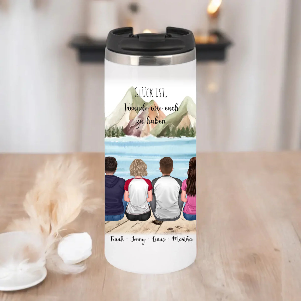 3-4 Freunde Tasse / Thermobecher