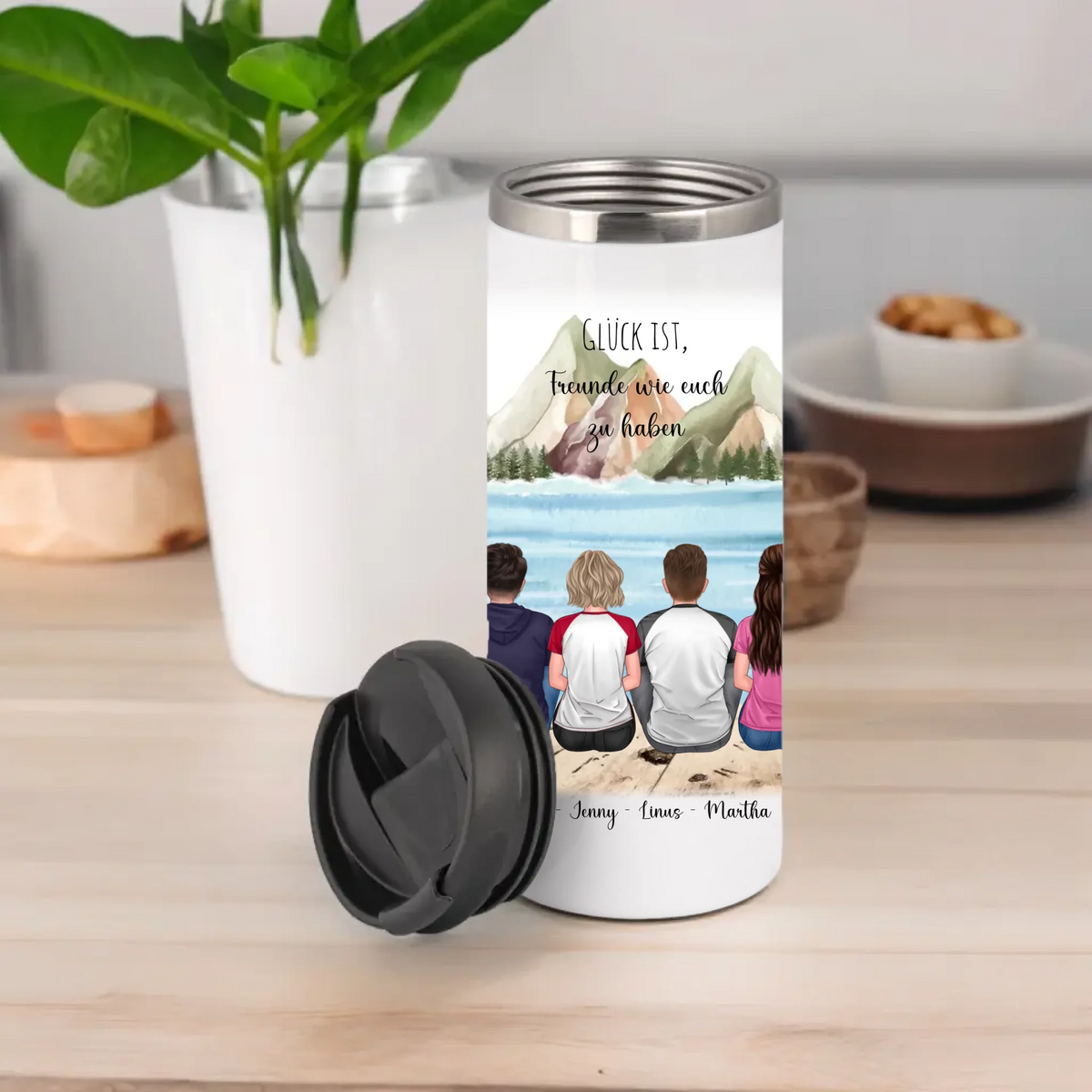 3-4 Freunde Tasse / Thermobecher