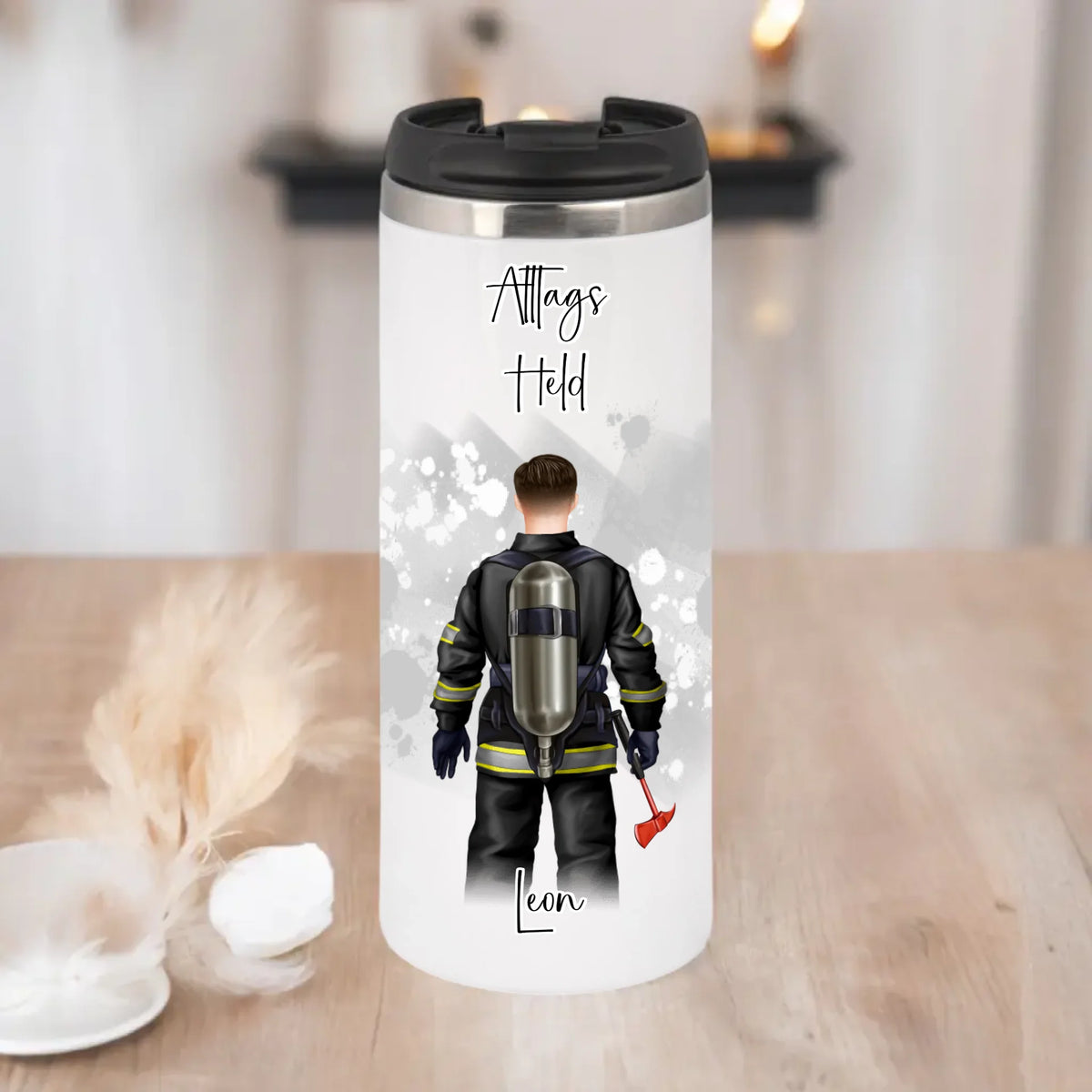 1-2 Personen Feuerwehr, Müllmann,...Tasse / Thermobecher