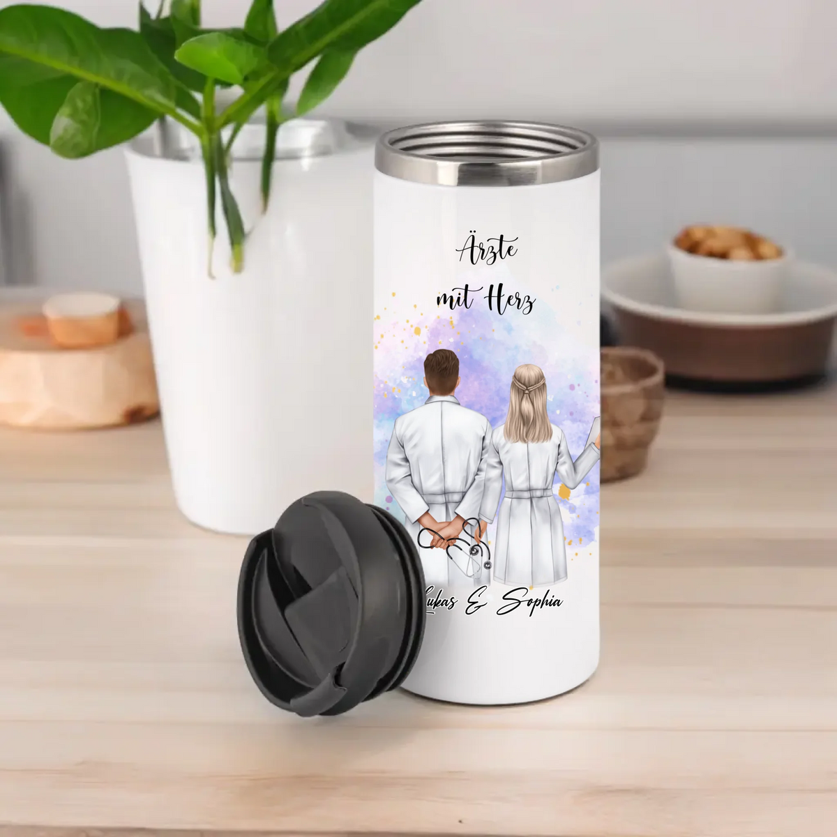 2 Ärzte Tasse / Thermobecher