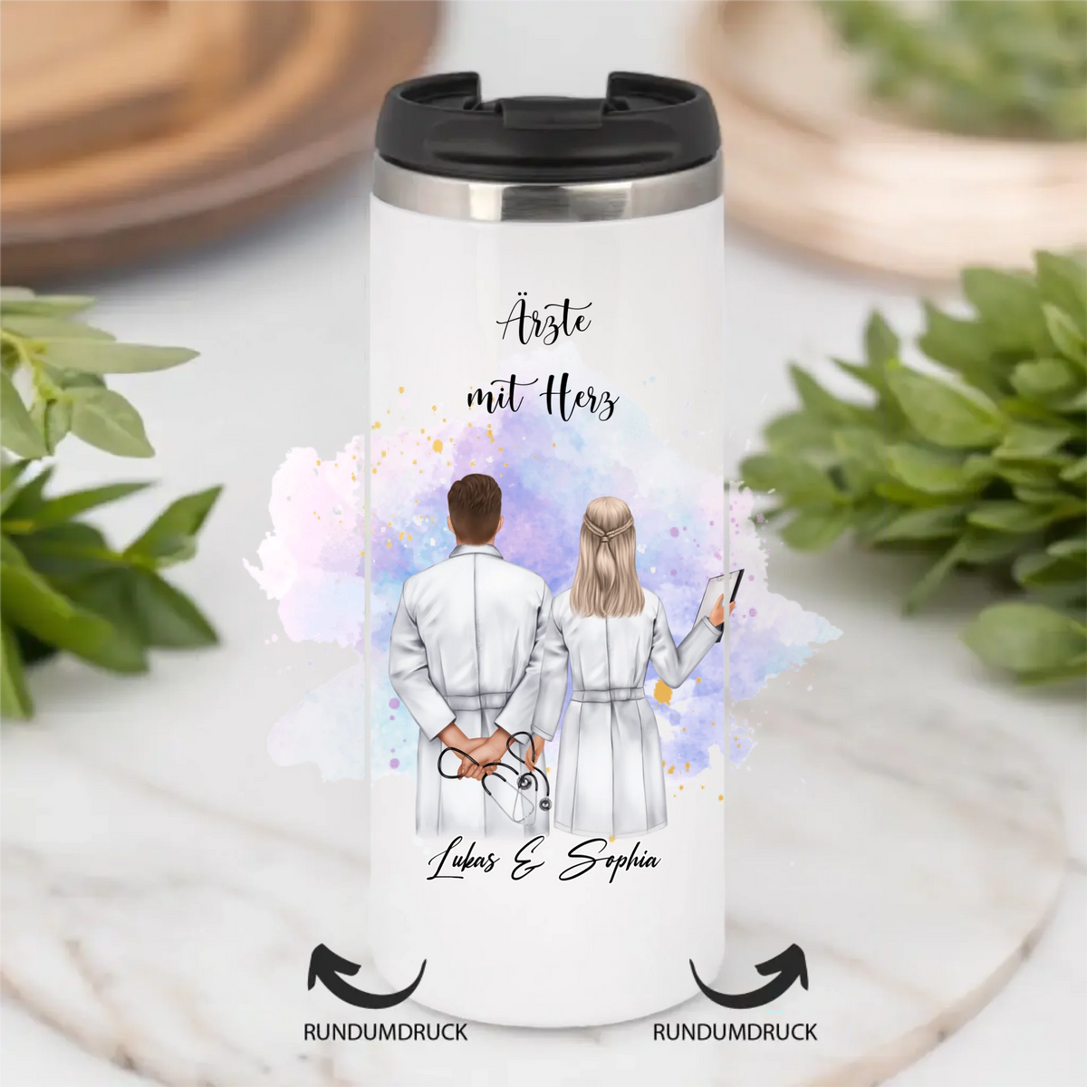 2 Ärzte Tasse / Thermobecher
