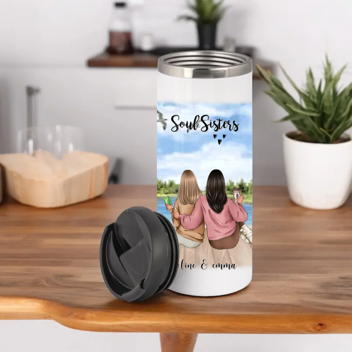 2-3 Freundinnen Tasse / Thermobecher Personalisiert