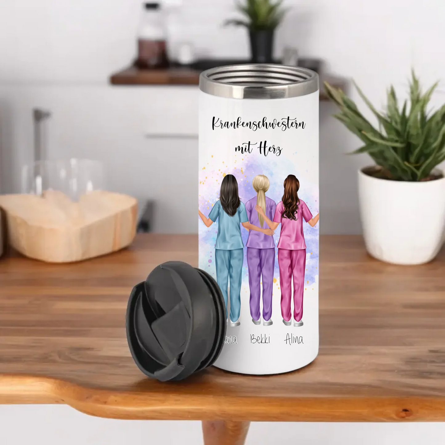 3-5 Krankenschwestern Tasse / Thermobecher