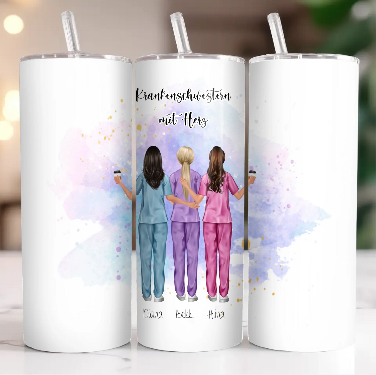 3-5 Krankenschwestern Tasse / Thermobecher