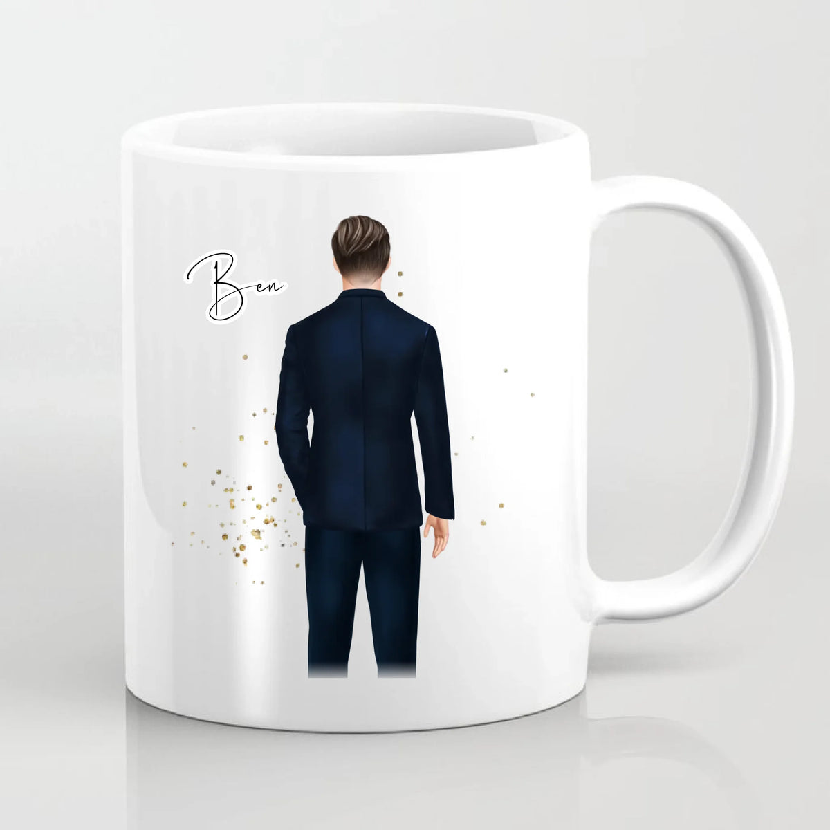 Mann mit Anzug Tasse / Thermobecher