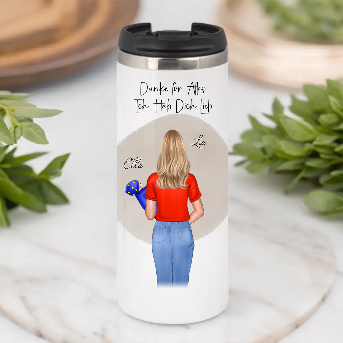 Mama/Tante/... & Baby Tasse / Thermobecher