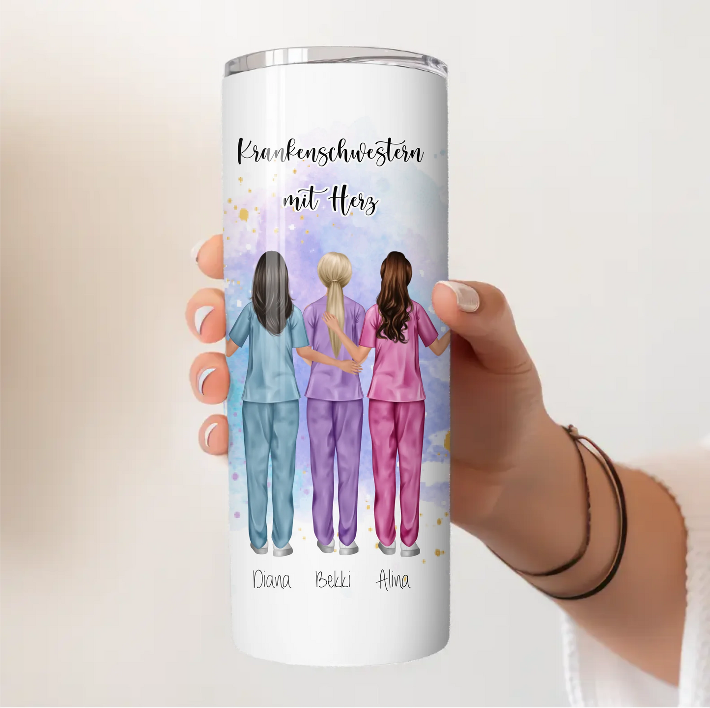 3-5 Krankenschwestern Tasse / Thermobecher