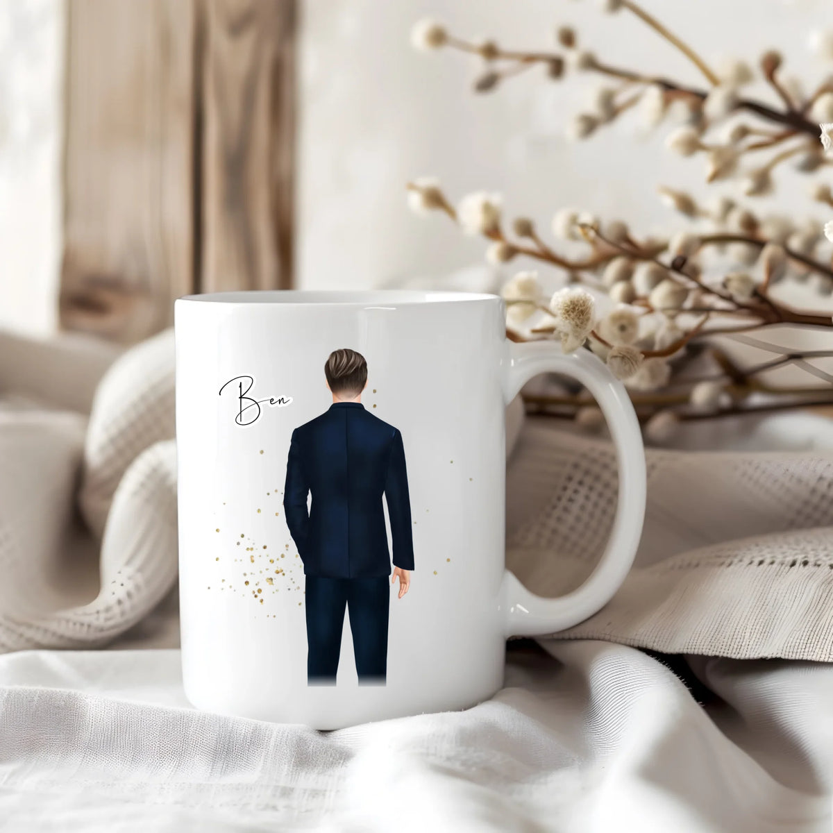 Mann mit Anzug Tasse / Thermobecher