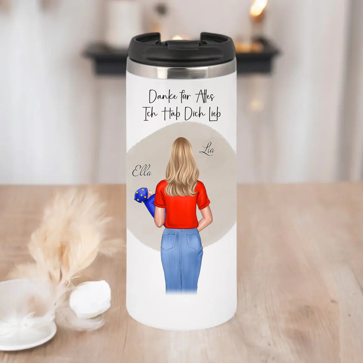 Mama/Tante/... & Baby Tasse / Thermobecher