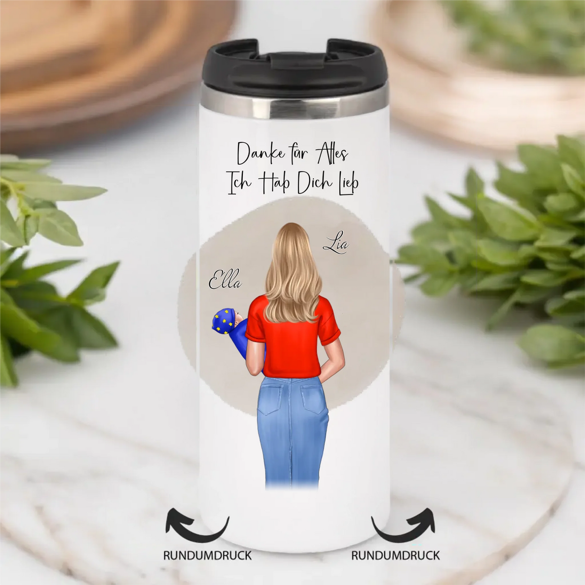 Mama/Tante/... & Baby Tasse / Thermobecher