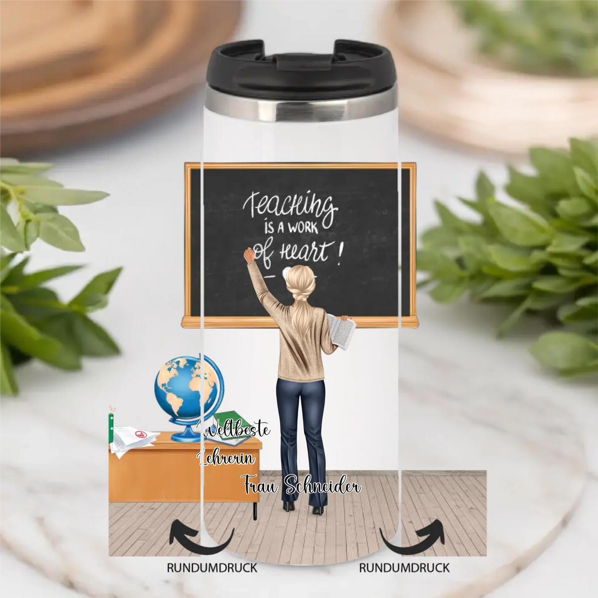 Lehrerin Tasse / Thermobecher