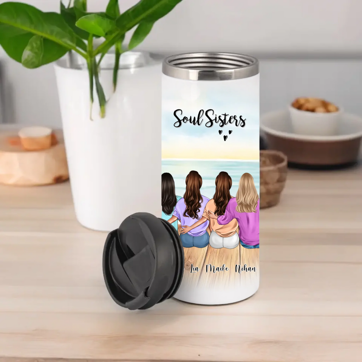 2-4 Freundinnen Tasse / Thermobecher