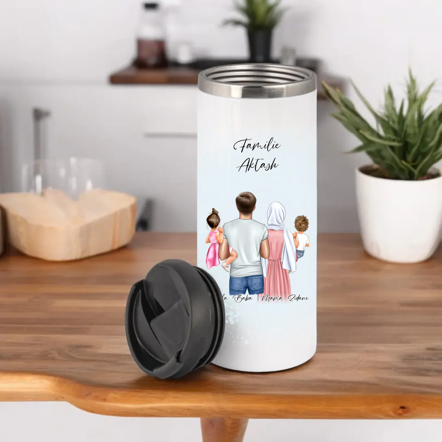Familie mit 1-2 Kindern Tasse / Thermobecher