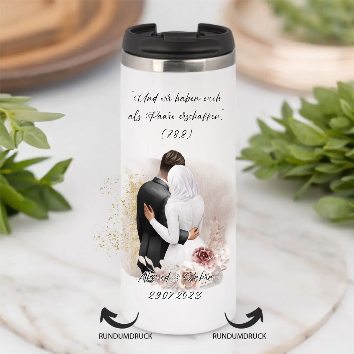 Brautpaar Tasse / Thermobecher
