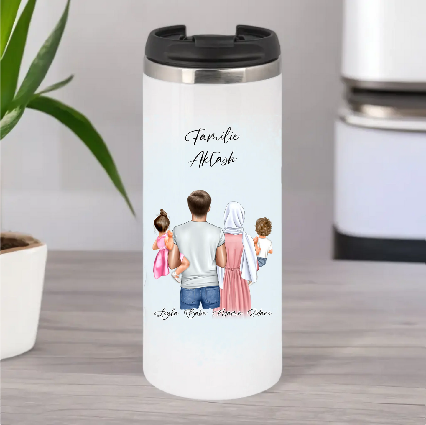 Familie mit 1-2 Kindern Tasse / Thermobecher