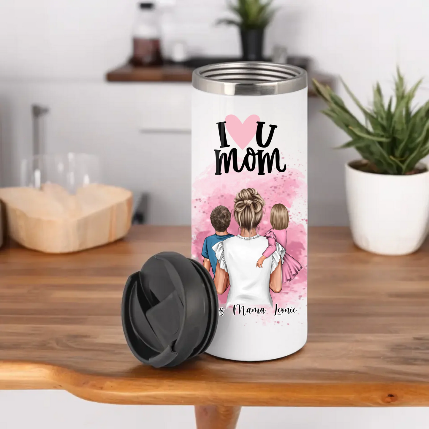 Mama & 1-2 Kinder Tasse / Thermobecher