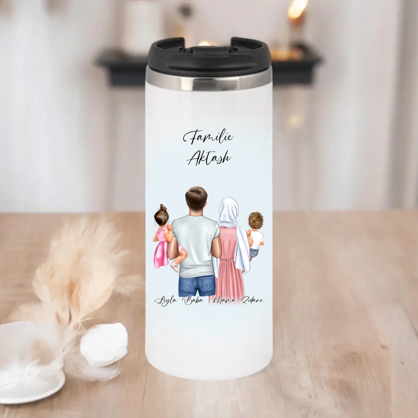 Familie mit 1-2 Kindern Tasse / Thermobecher