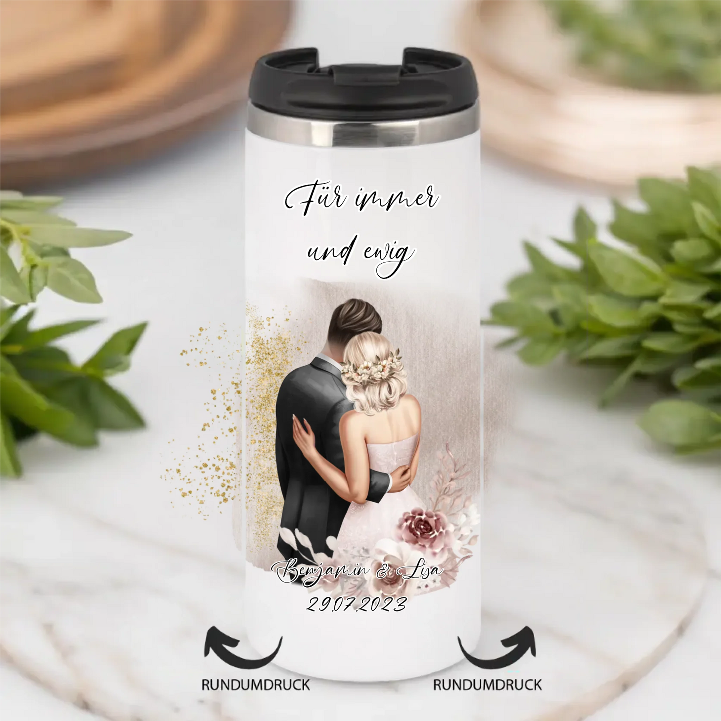 Brautpaar Tasse / Thermobecher