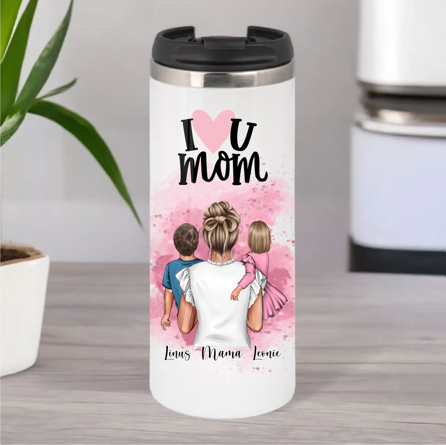 Mama & 1-2 Kinder Tasse / Thermobecher