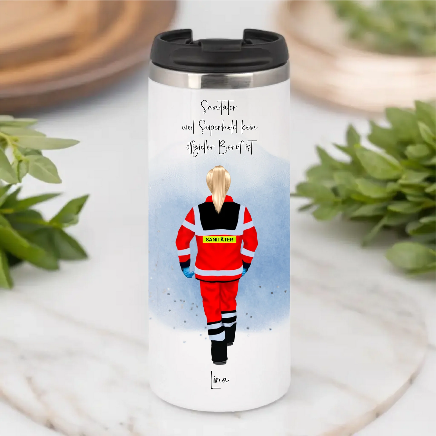 1-3 Sanitäter Tasse / Thermobecher