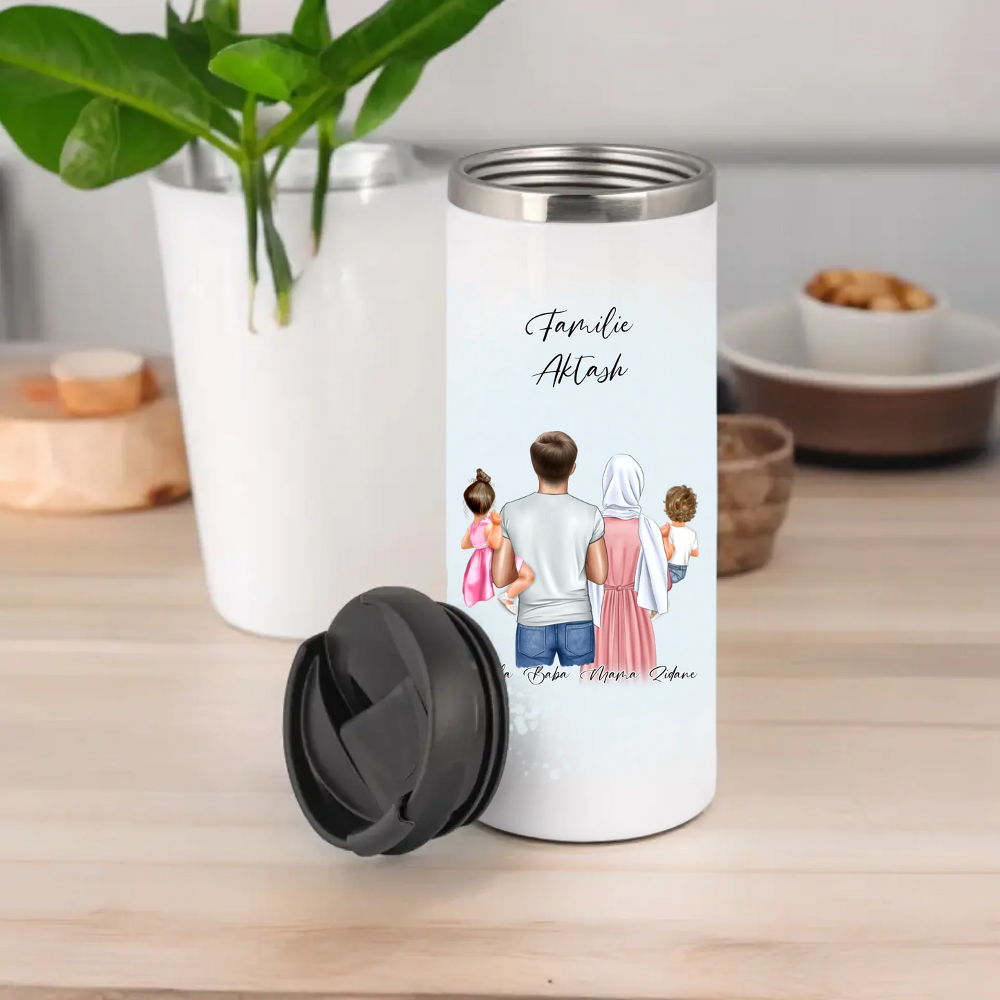 Familie mit 1-2 Kindern Tasse / Thermobecher