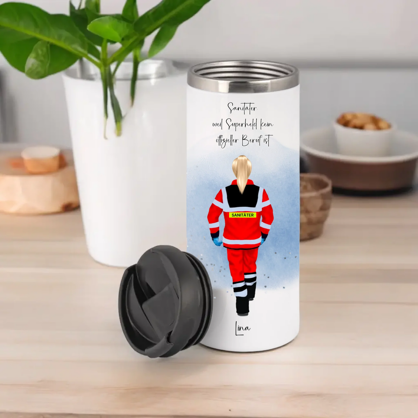 1-3 Sanitäter Tasse / Thermobecher
