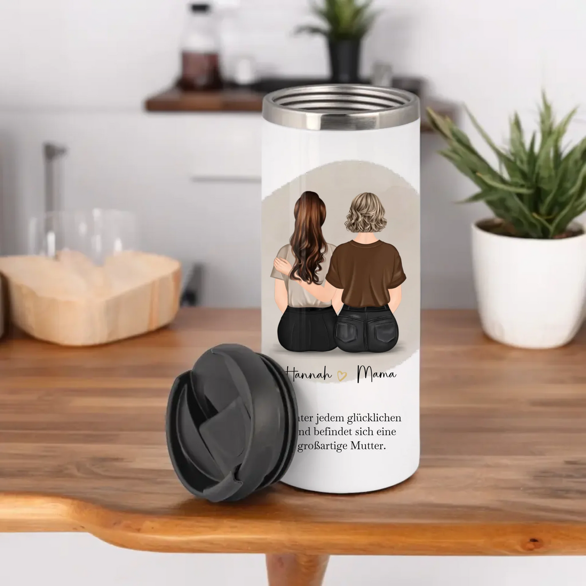 Mutter & 1-2 Töchter Tasse / Thermobecher