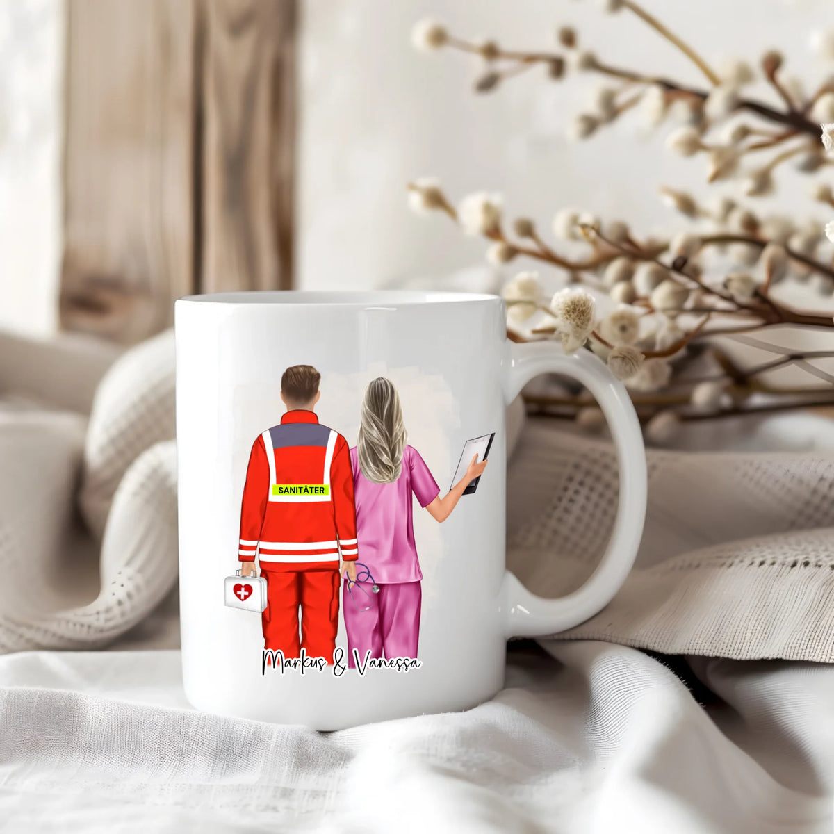 Sanitäter & Krankenschwester Tasse / Thermobecher