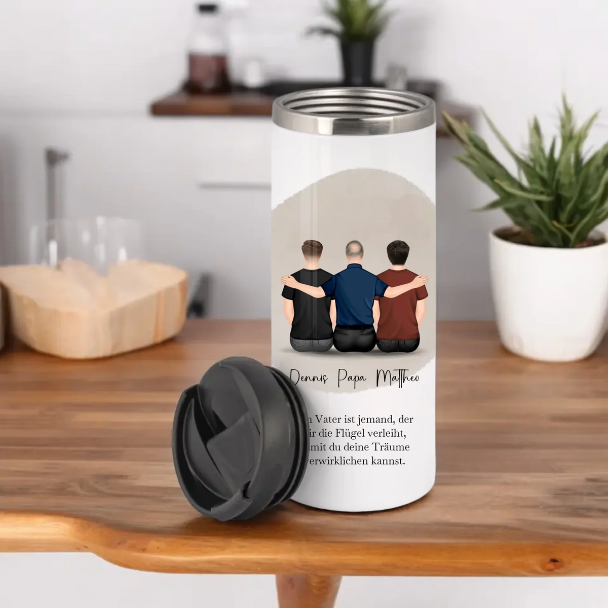 Vater & 1-2 Söhne Tasse / Thermobecher