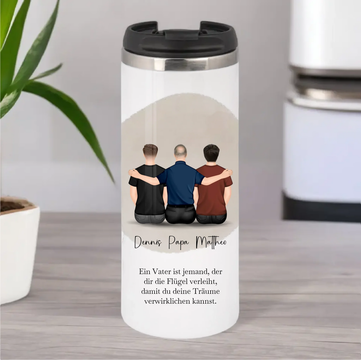 Vater & 1-2 Söhne Tasse / Thermobecher