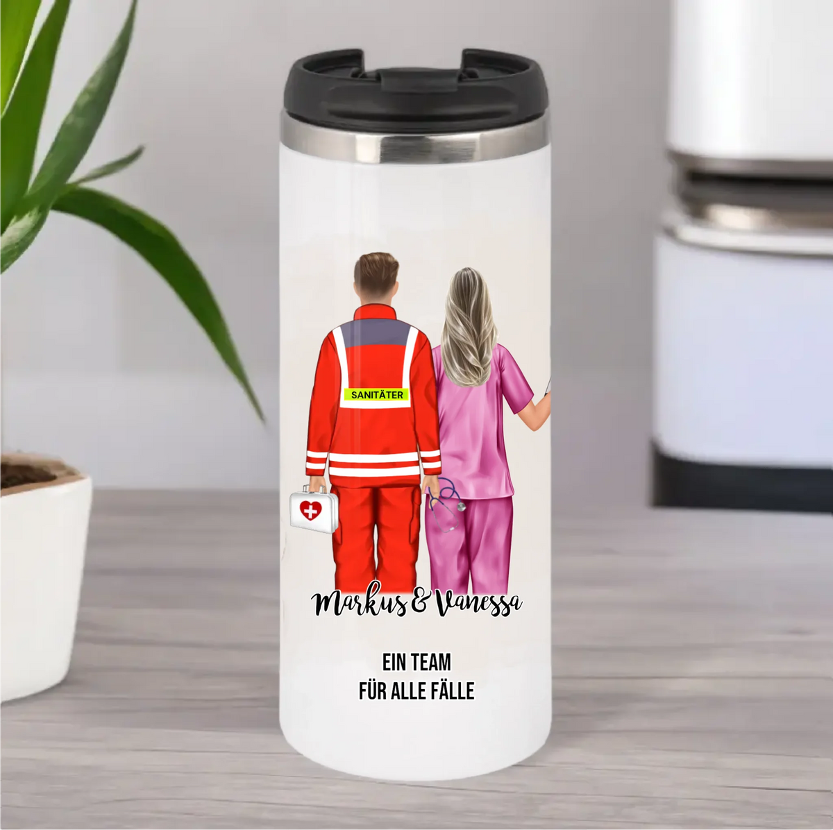 Sanitäter & Krankenschwester Tasse / Thermobecher