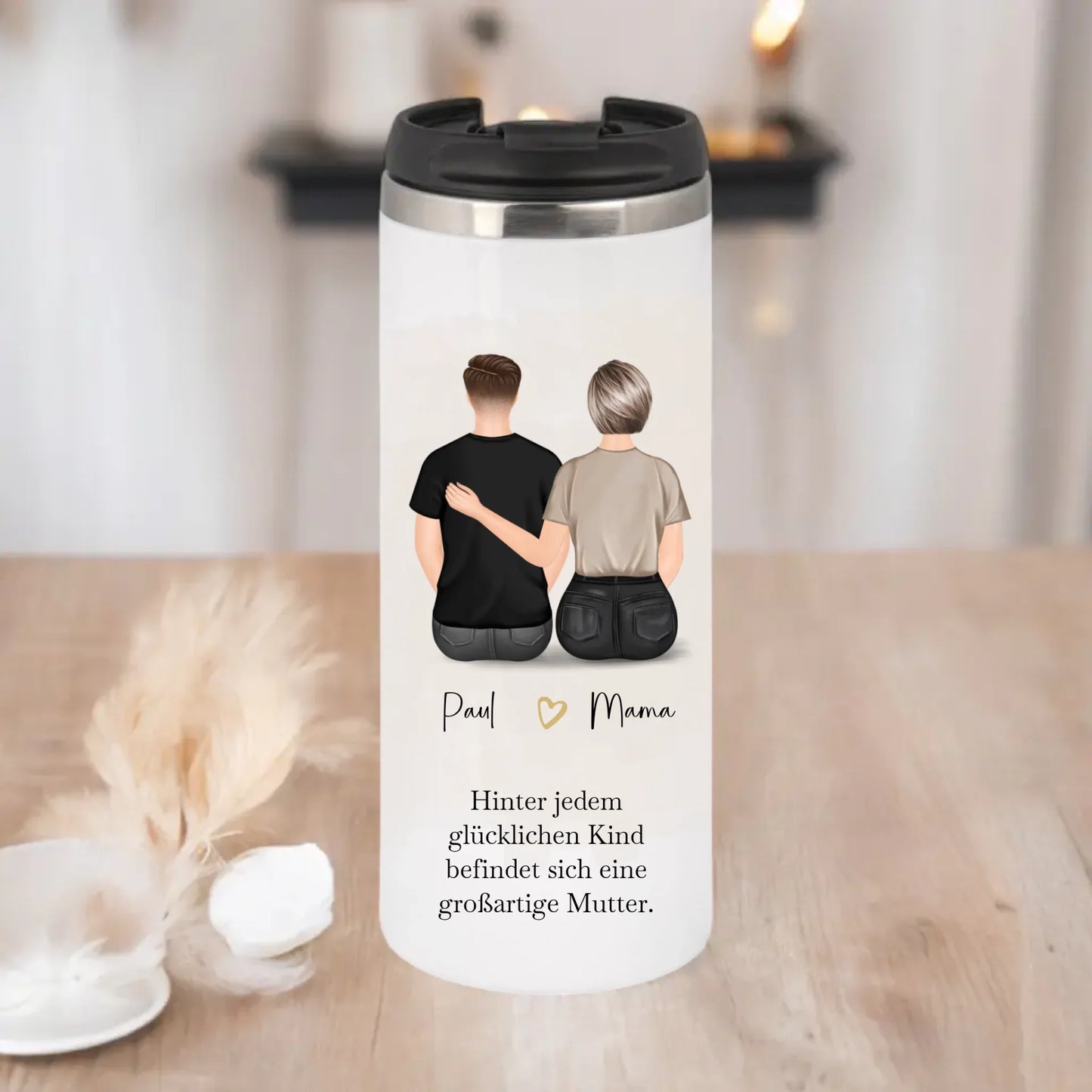 Mutter & 1-2 Söhne Tasse / Thermobecher
