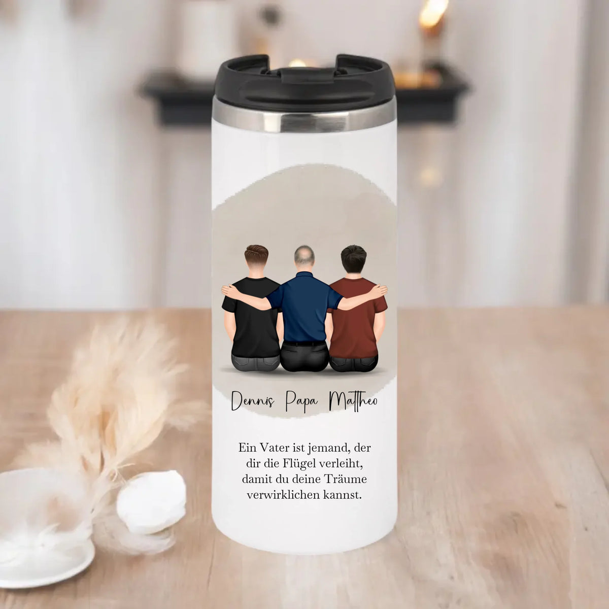 Vater & 1-2 Söhne Tasse / Thermobecher