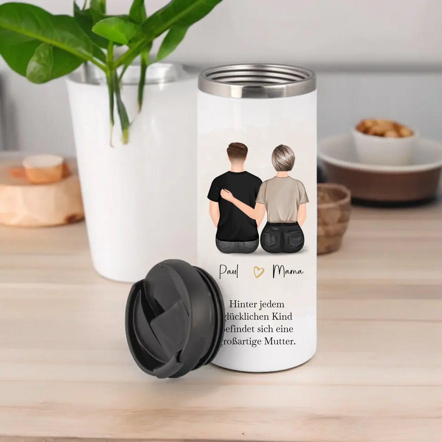 Mutter & 1-2 Söhne Tasse / Thermobecher