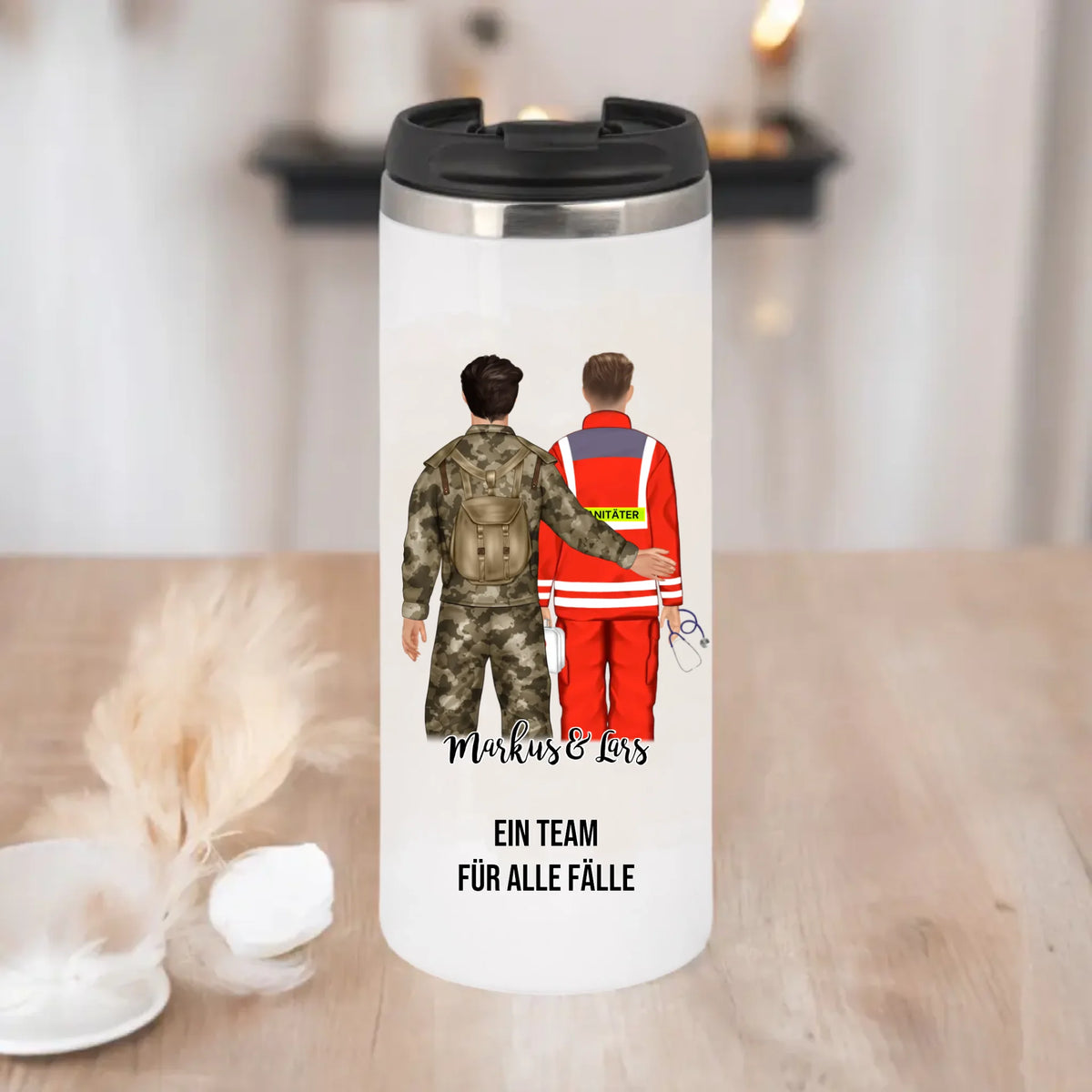 Soldat/in & Sanitäter Tasse / Thermobecher