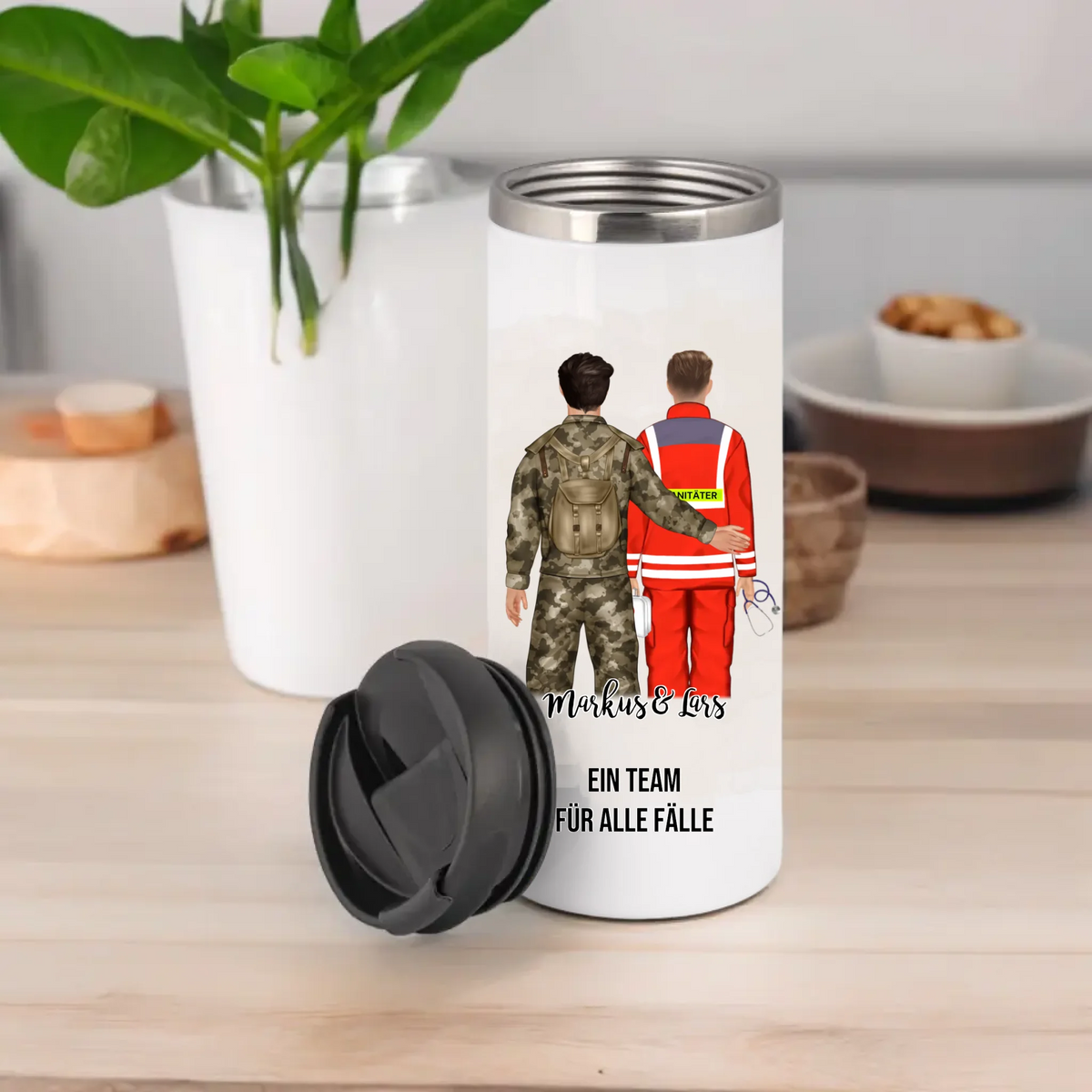 Soldat/in & Sanitäter Tasse / Thermobecher