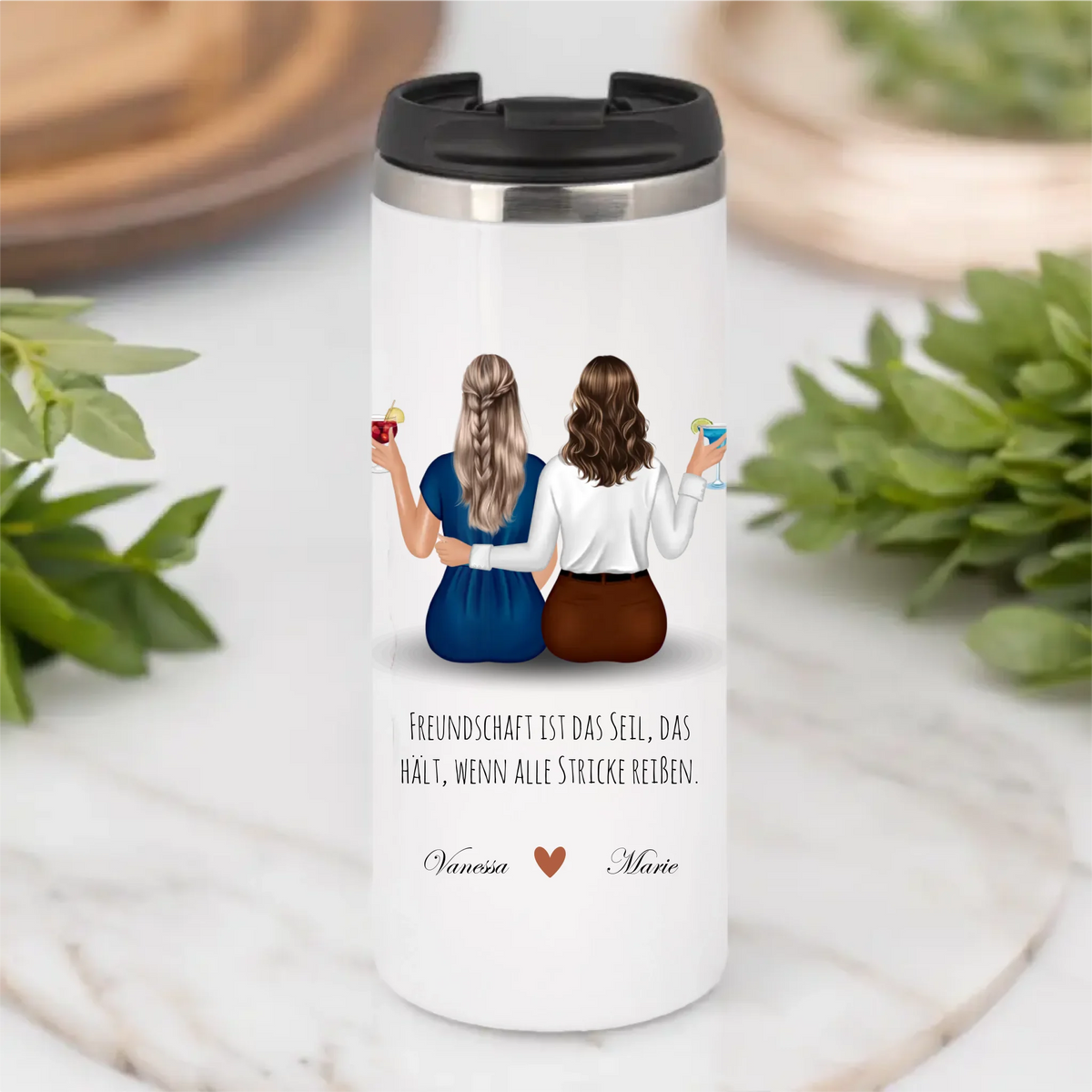 Beste Freundinnen Tasse & Thermobecher